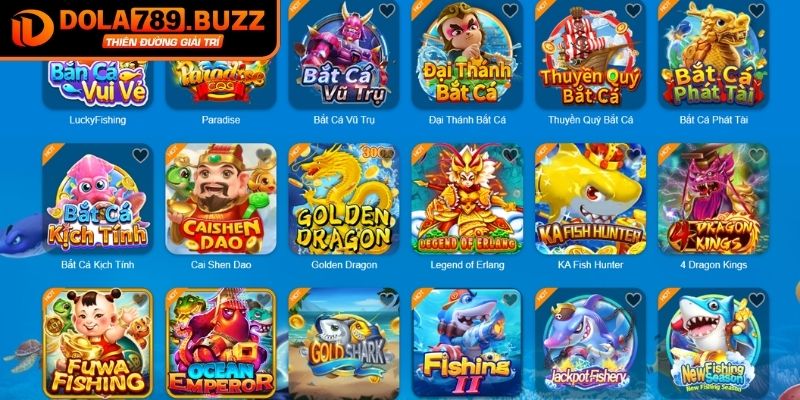 Những phiên bản game nổi bật tại bắn cá YGR Dola789
