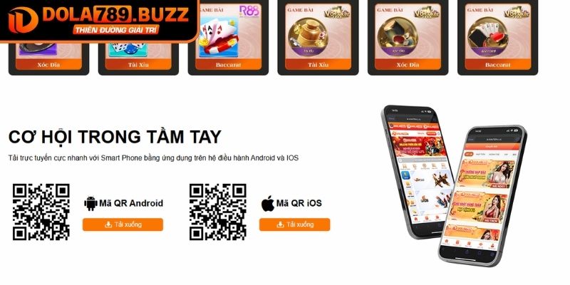 Tải app Dola789 trên iOS