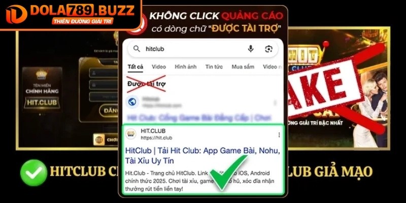 Dấu hiệu nhận biết Hitclub lừa đảo bởi giao diện kém chất lượng